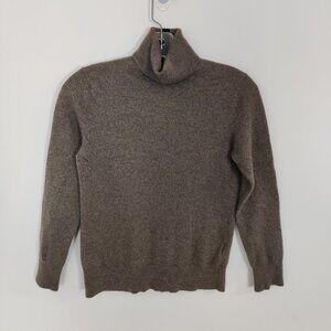 Club Monaco Women's Size Large 100% Wool Turtleneck Sweater Shrunk